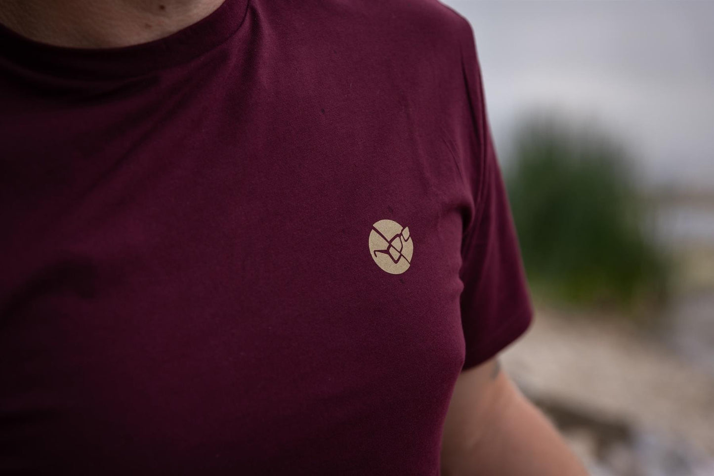 Korda LE Split Tee Burgundy
