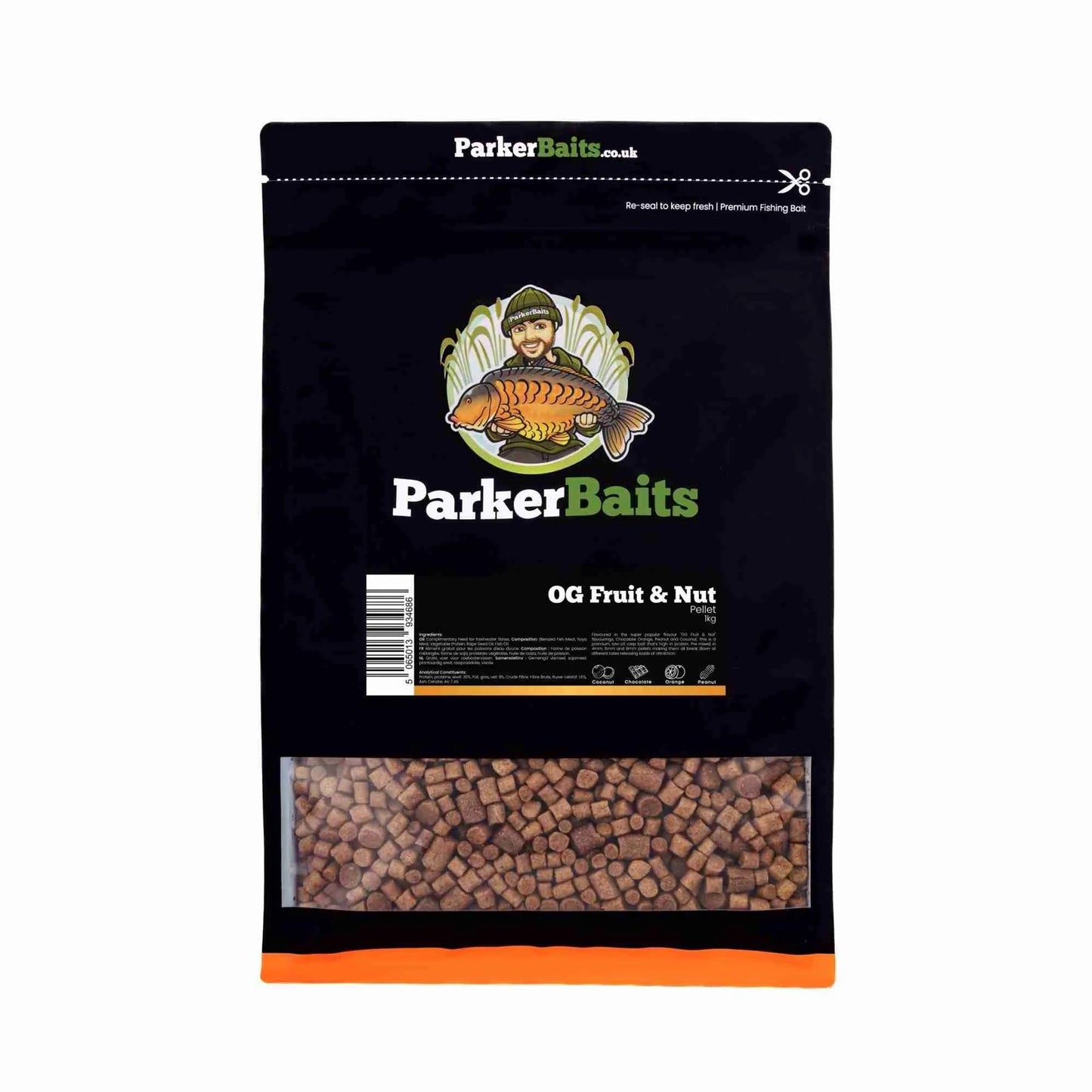 Parker Baits Pellet OG Fruit & Nut 1kg