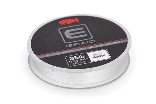 Spomb E Braid 0.26mm 35lb 200m White