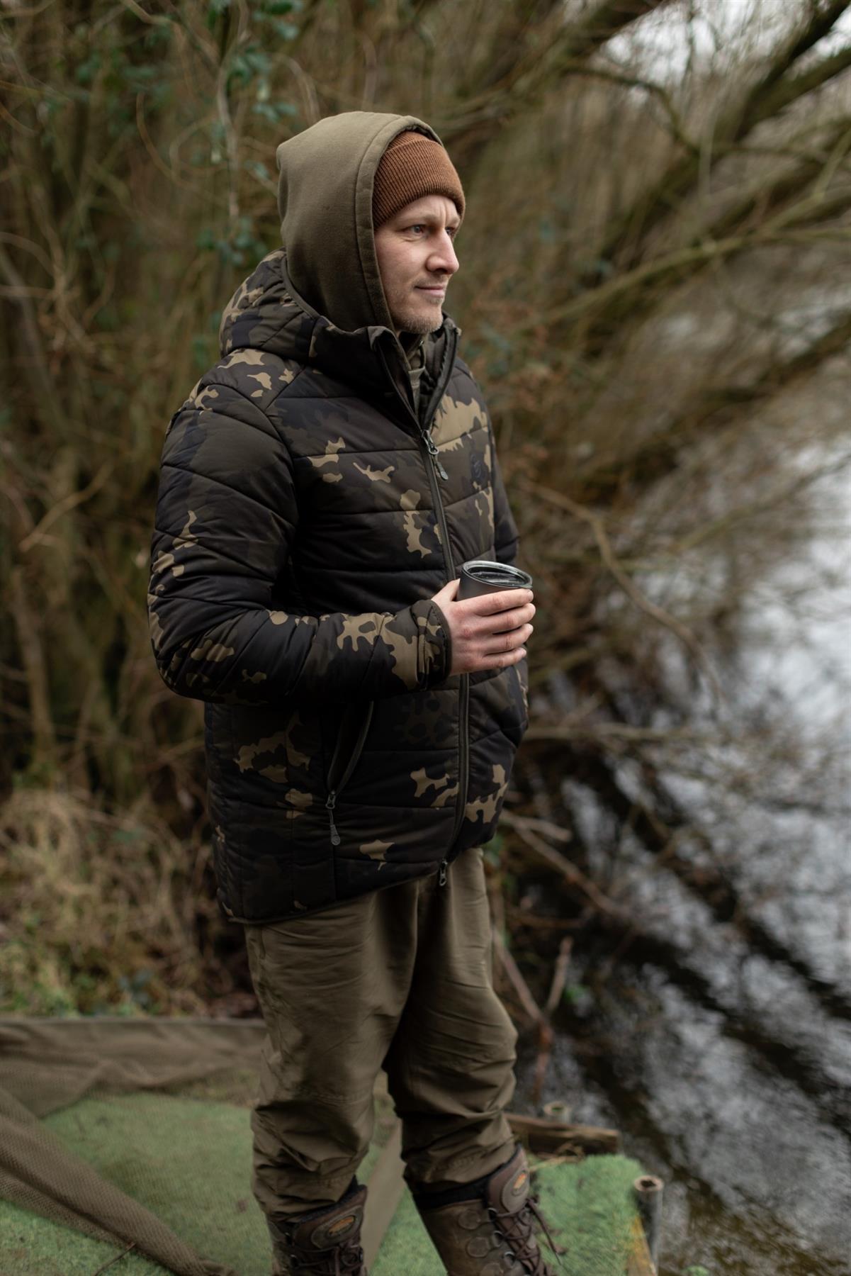 Korda Thermolite Puffer Jacket - Dark Kamo