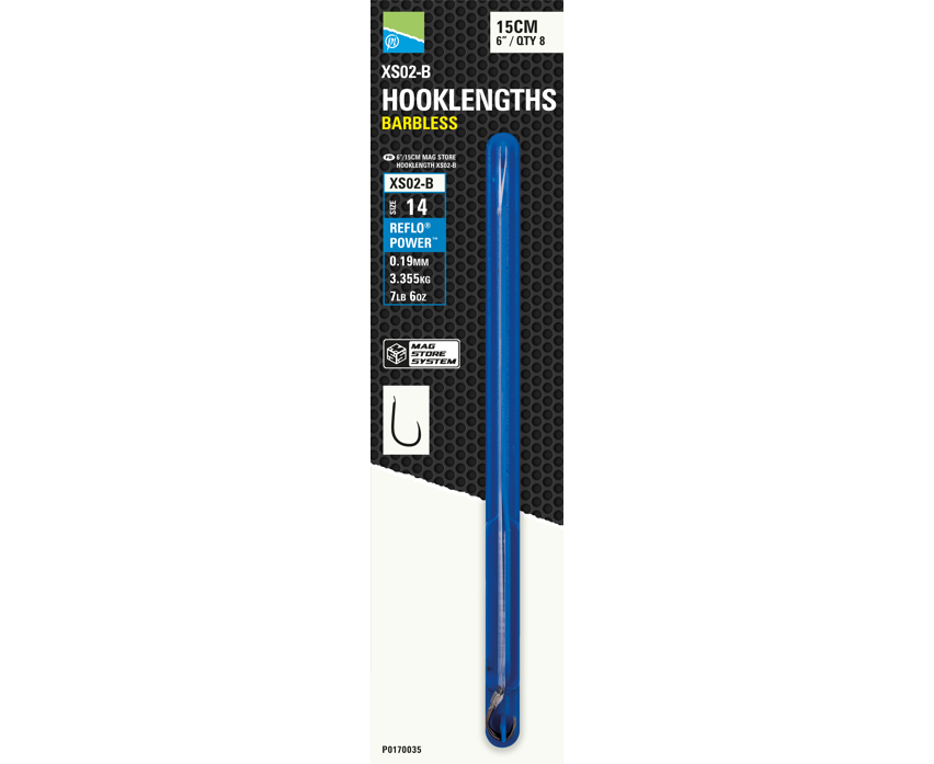 Preson Mag Store Hooklength 6"/15cm XS02-B