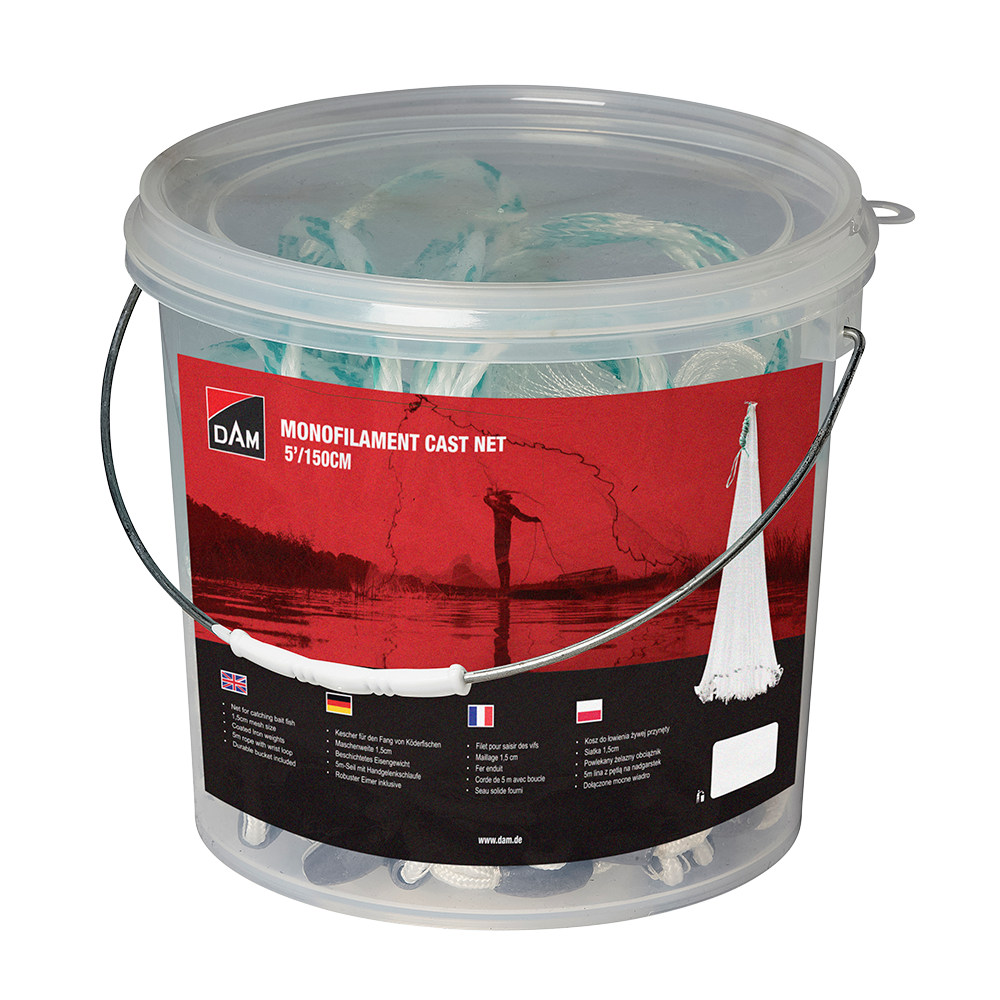 DAM Manitoba Monofilament Casting Net 1.5cm