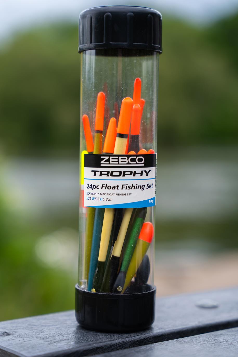 Zebco Trophy 24pc Float Fishing Set
