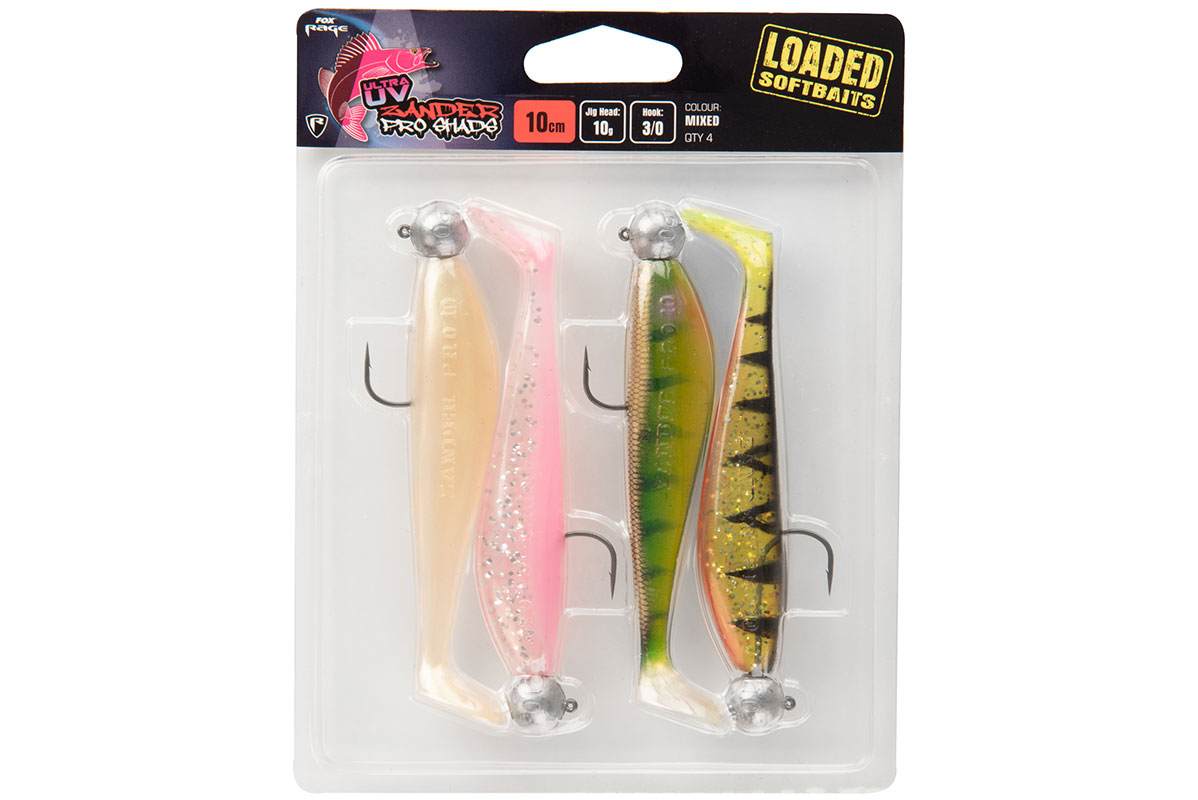 Fox Rage Zander Pro Shad Mixed UV