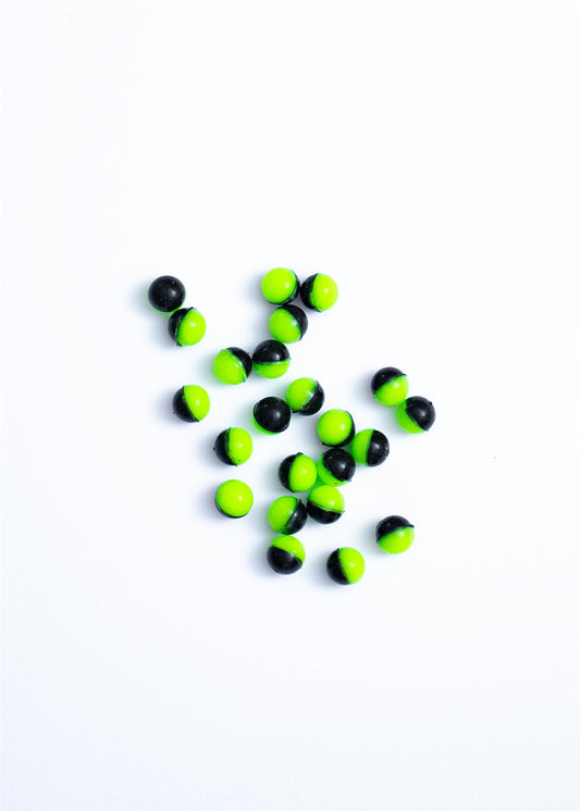 Inova Hi-Vis Duo Round Glow Beads 6mm