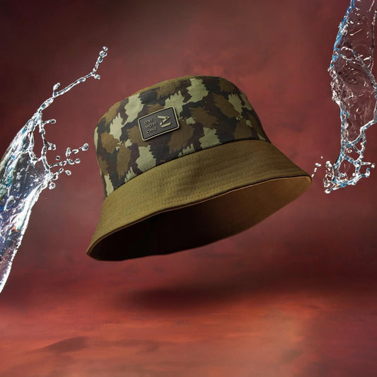 One More Cast Splash Leaf Bucket Hat