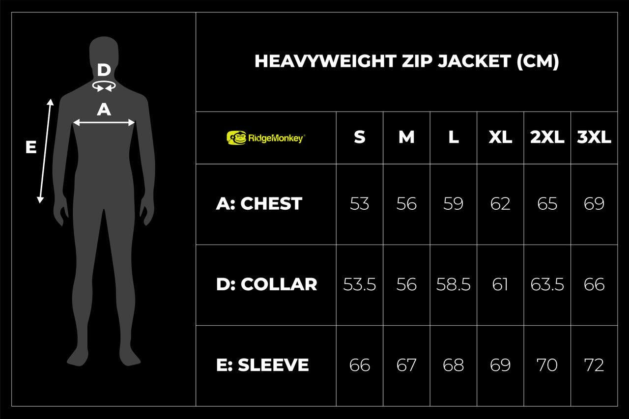 RidgeMonkey APEarel Heavyweight Zip Jacket / Carp Fishing Coat