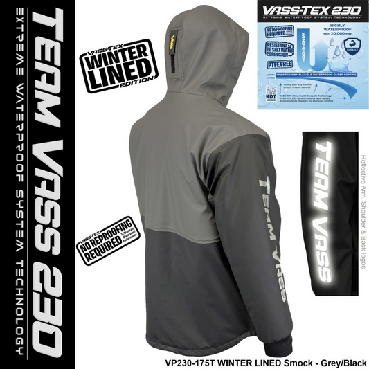 Team Vass 230 Winter Smock Grey/Black