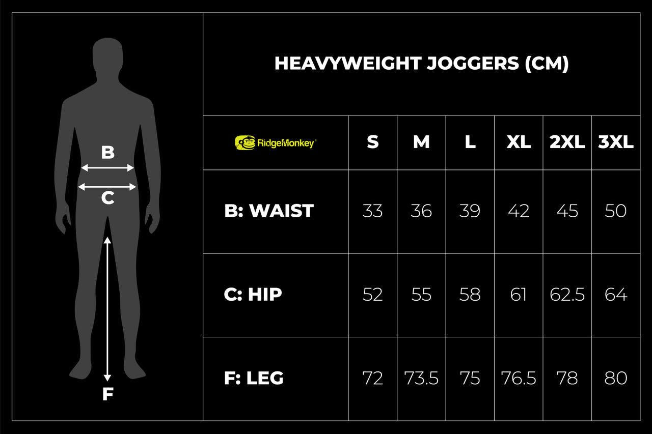RidgeMonkey APEarel Heavyweight Joggers / Fishing Clothing