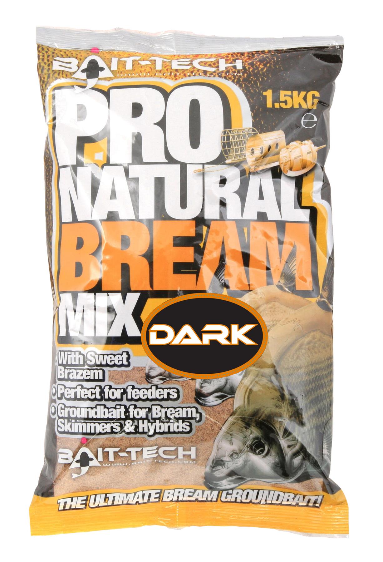 Bait-Tech Pro Natural Bream Dark Groundbait 1.5kg