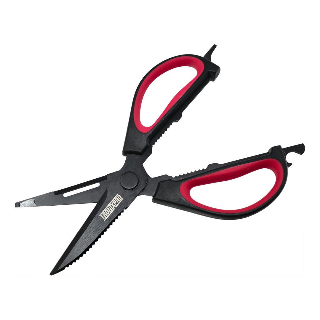 TronixPro Bait Shears 10″ Red & Black