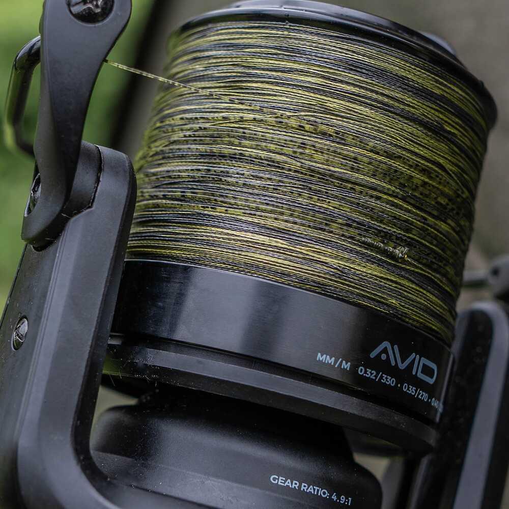 Avid Outline Camo Mono Snag Leader 100m