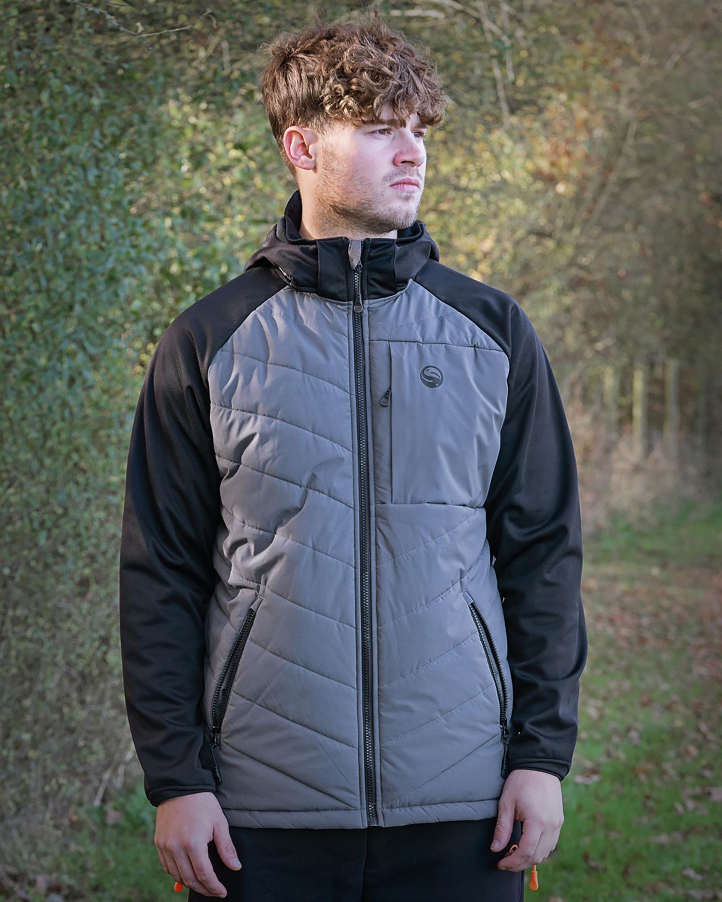 Guru Hybrid Jacket Charcoal - Main Image