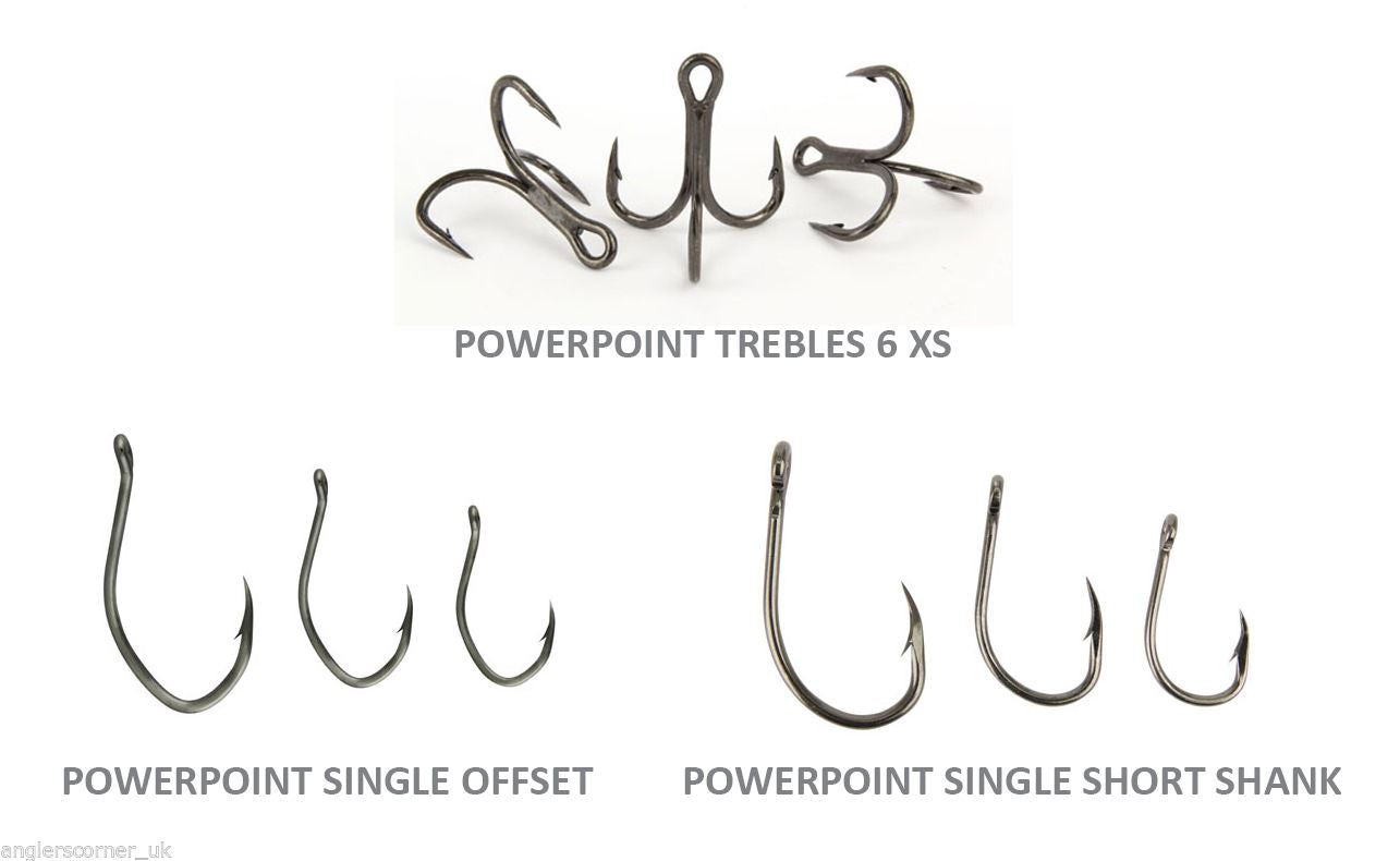 Fox Rage Cat Powerpoint Short Shank Hooks 5/0