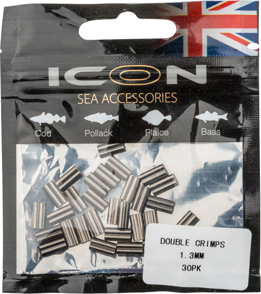 Leeda ICON Double Crimps 1.3mm