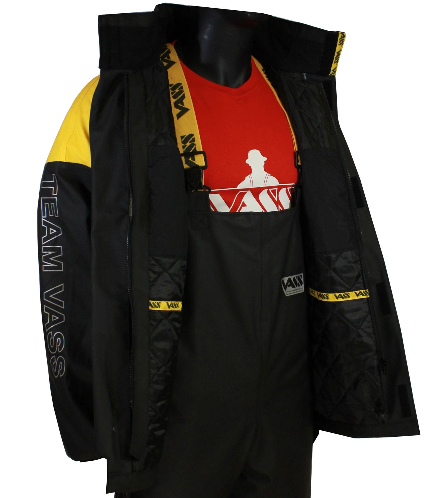 Vass-Tex Team Vass 350 Winter Jacket Yellow Black