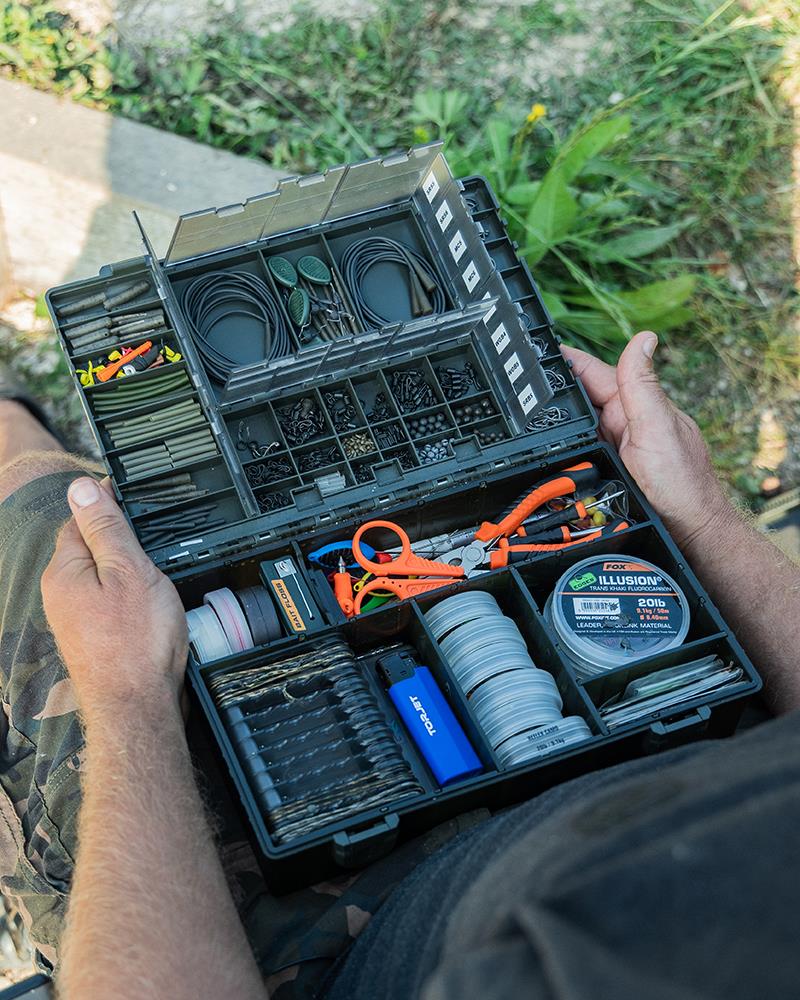 fox tackle box double Loaded and long Fishing Gear Fox Matrix Matrix