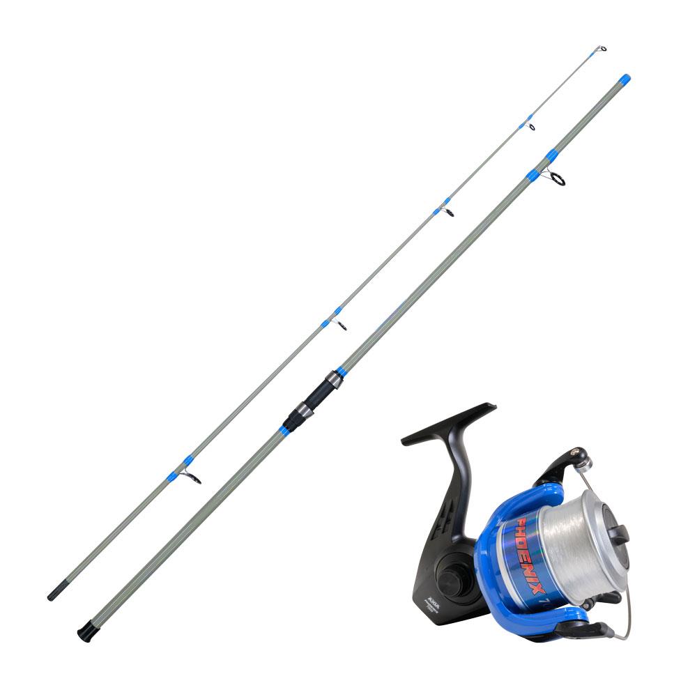 Axia Phoenix Combo Beach & Pier 10' Rod & 6000FD Reel & 18lb Line