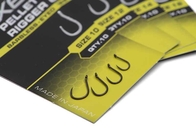 Matrix X6 Carp Pellet Rigger Hook - Eyed Barbless