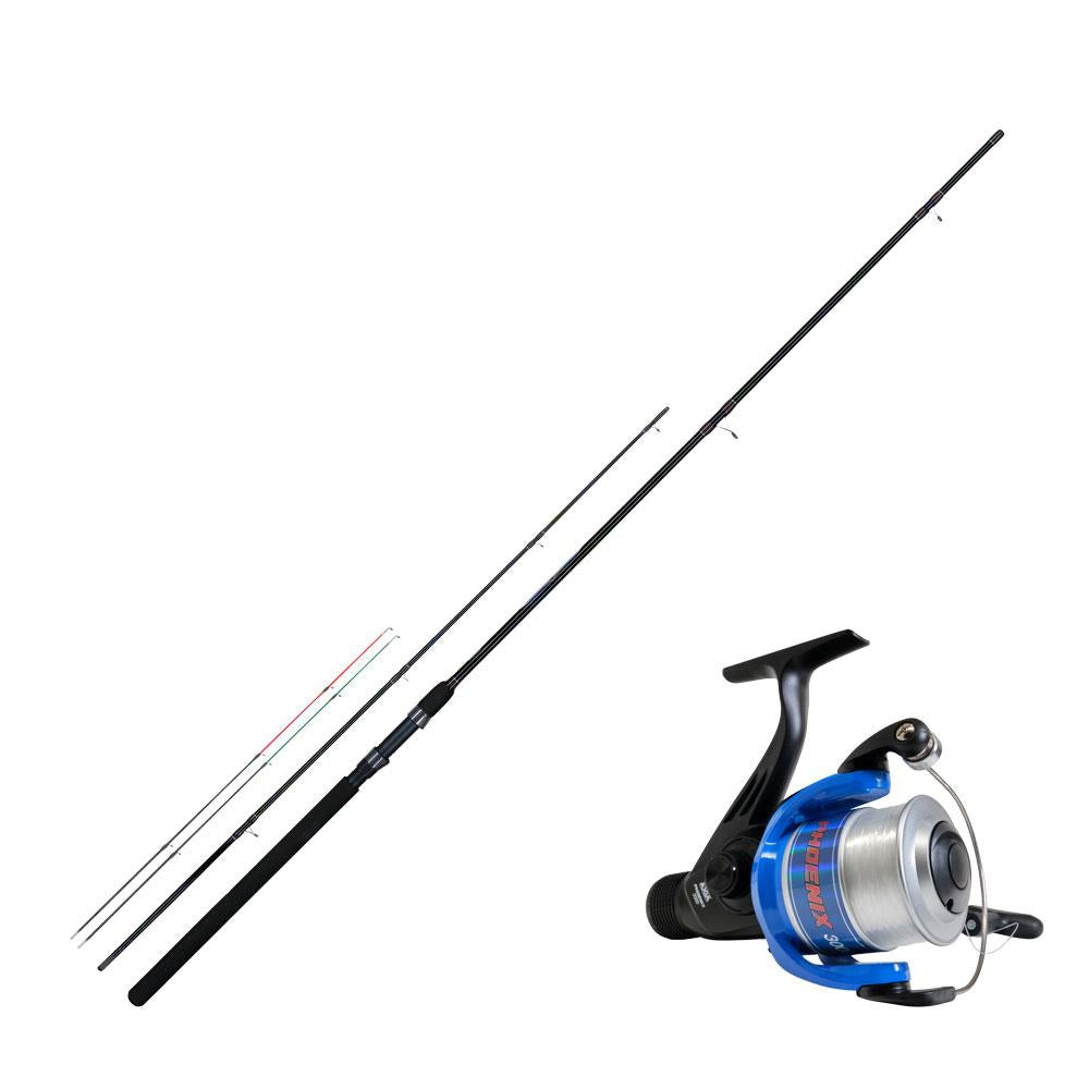 Axia Phoenix Combo Feeder 10′ Rod & 3000RD Reel & 6lb Line
