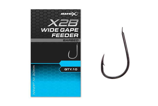 Matrix X2B Wide Gape Feeder Hook - Spade Barbed