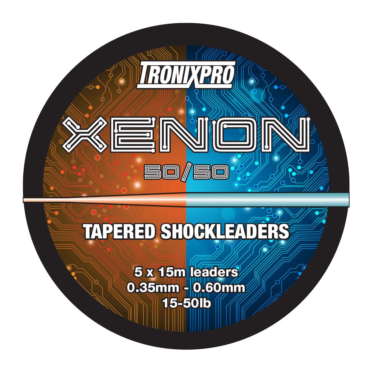 TronixPro Xenon Tapered Leaders 5x15m