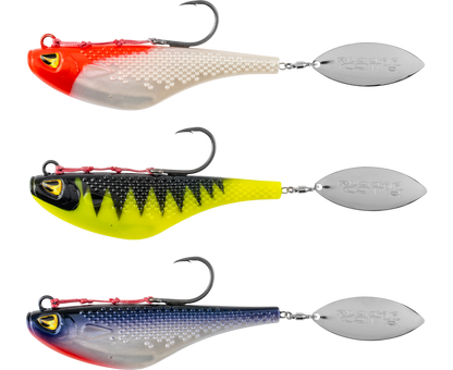 Black Cat Mad Flash Spin Tail 14cm