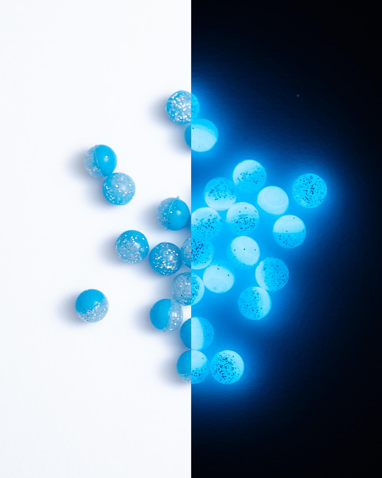 Inova Hi-Vis Duo Round Glow Beads 6mm