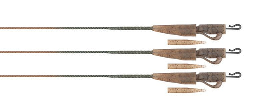 Fox Edges Camo Leadcore Lead Clip Leaders 50lb 3pcs
