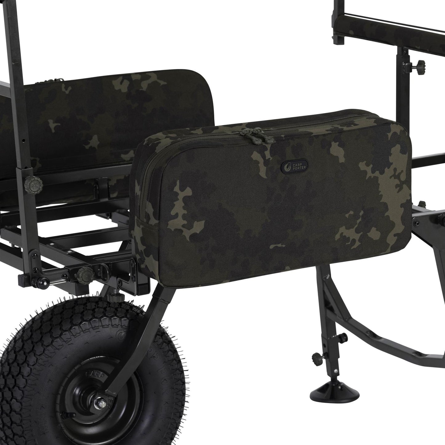 Carp Porter Side Bar Bags Small Dark Kamo