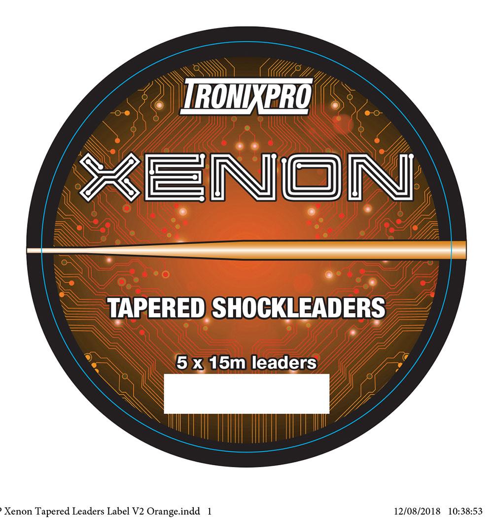 TronixPro Xenon Tapered Leaders 5x15m