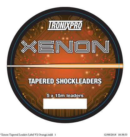 TronixPro Xenon Tapered Leaders 5x15m
