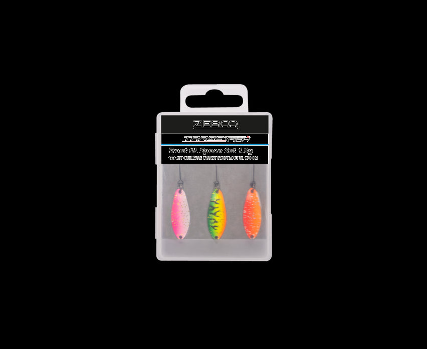 Zebco Target Fish Trout UL Spoon Set Barbless
