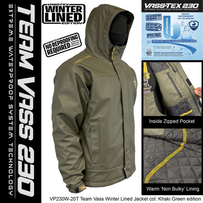 Team Vass 230 Winter Jacket Khaki