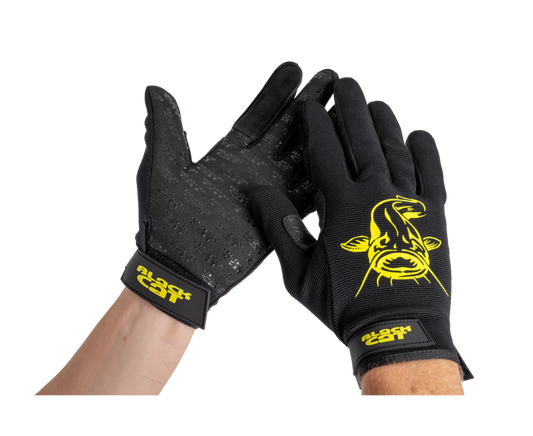 Black Cat Gripper Gloves