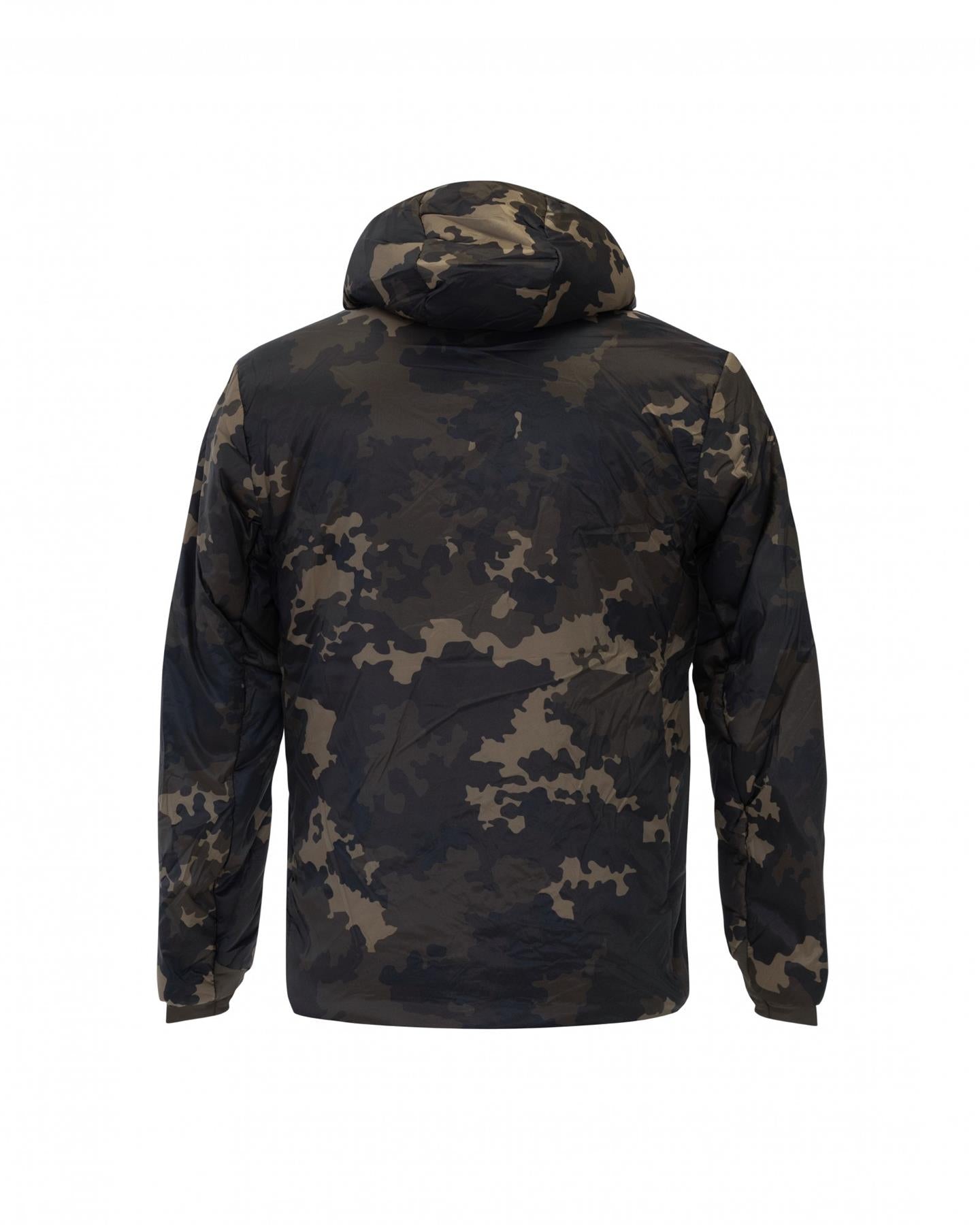 Korda Insulated Hooded Jacket Dark Kamo