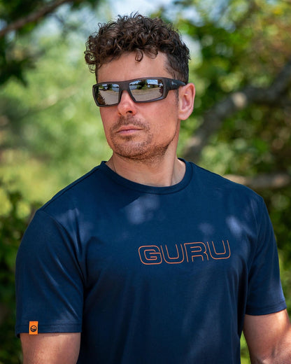 Guru Glitch Tee Navy