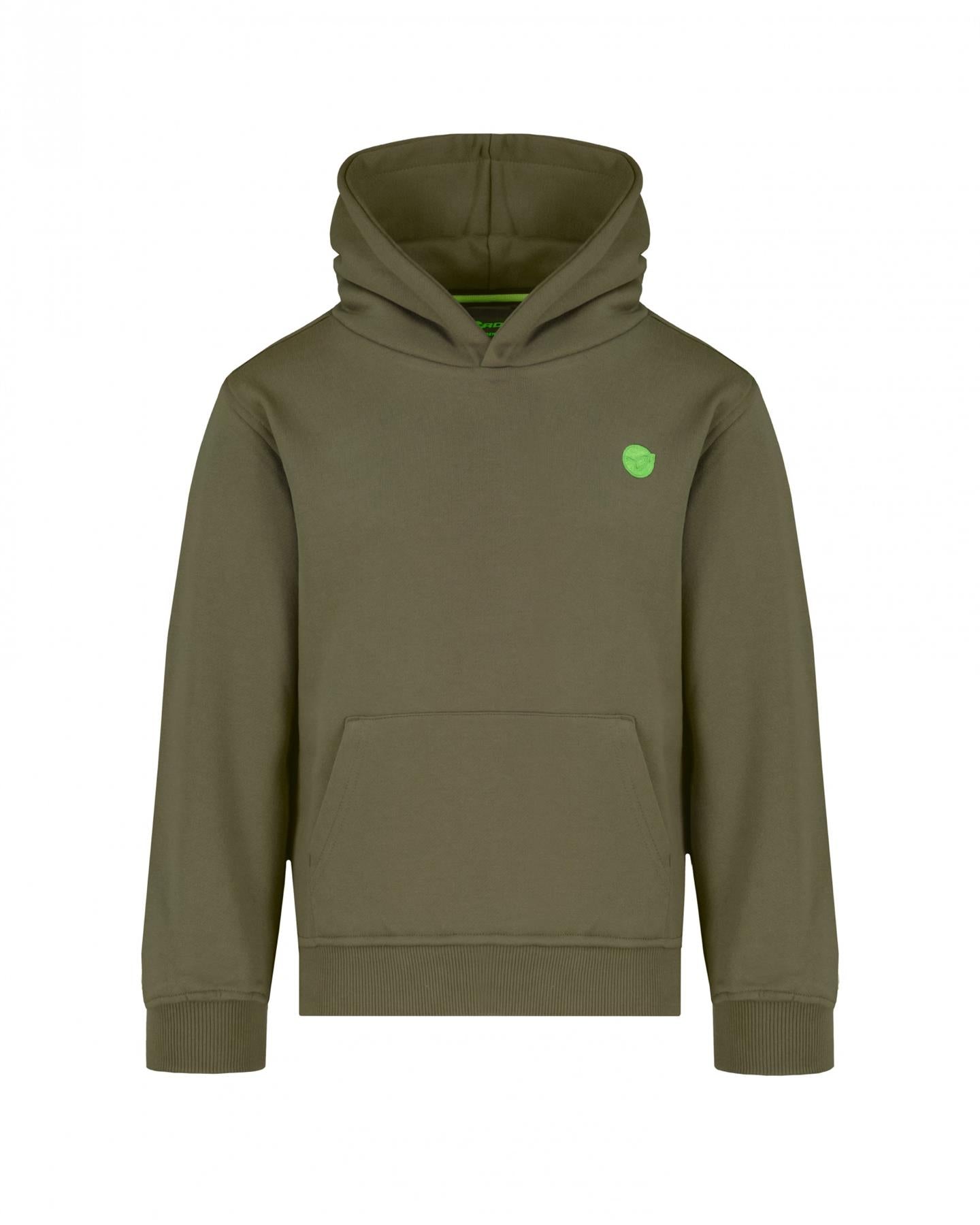 Korda Kids Kore Hoodie Dark Olive