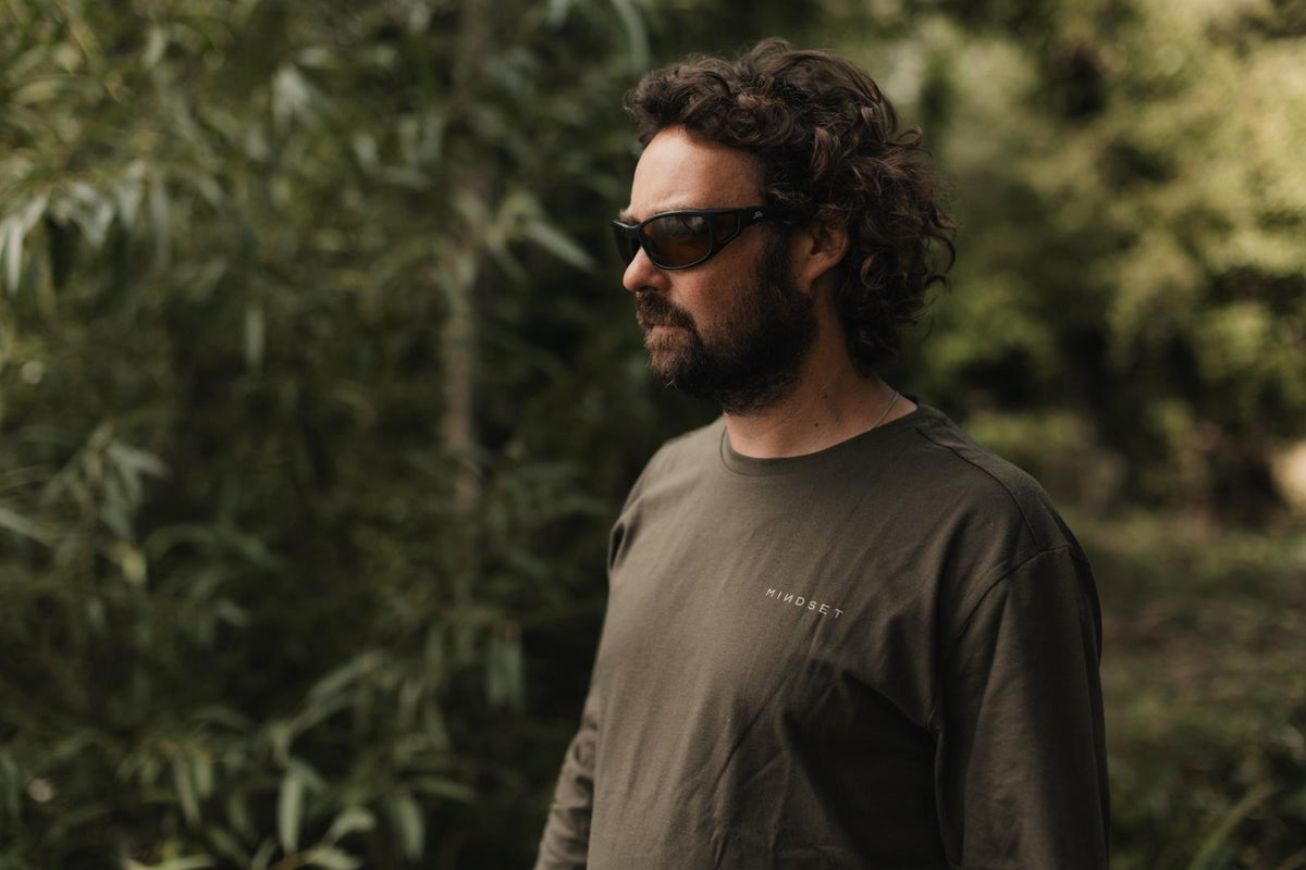 Korda Mindset Minimal LS Tee Dark Olive