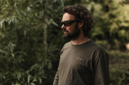Korda Mindset Minimal LS Tee Dark Olive