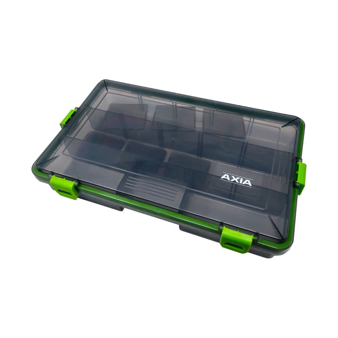 Axia Waterproof Lure Box Large 27.5x18.5x5cm Green