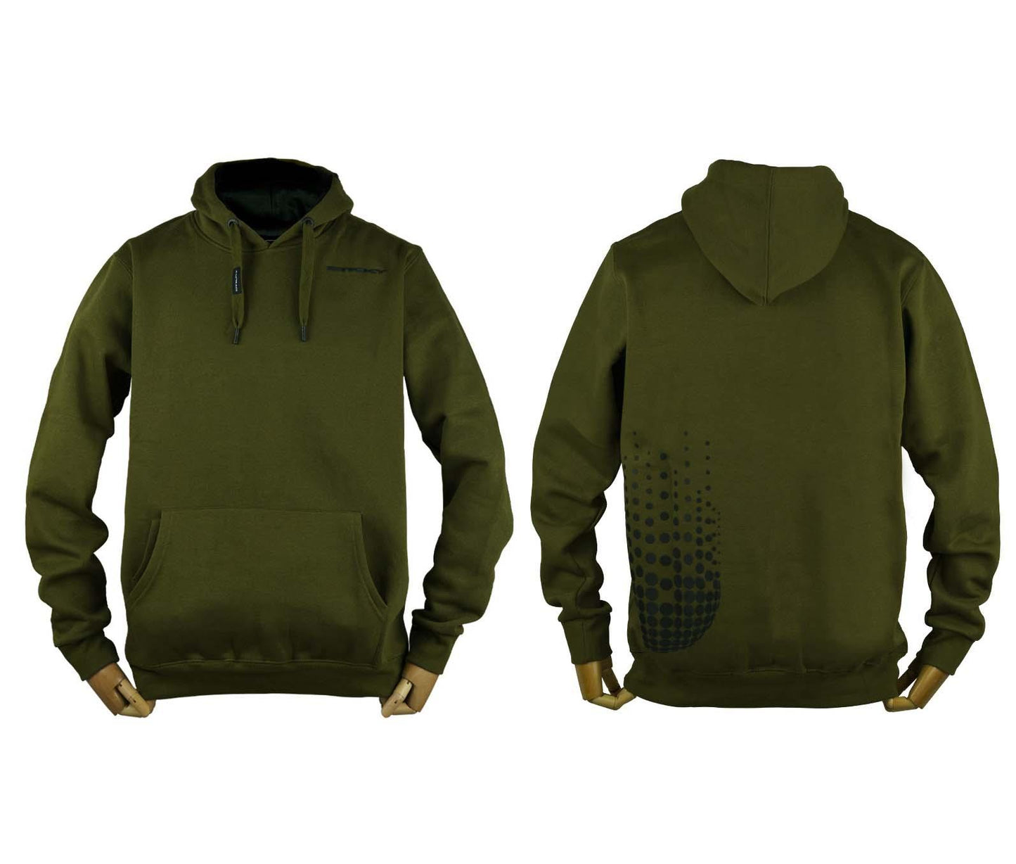 Sticky Baits Green Pullover Hood