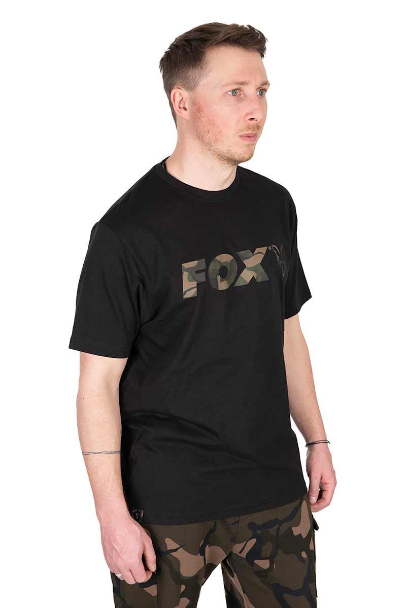 Fox Black / Camo Logo T-Shirt