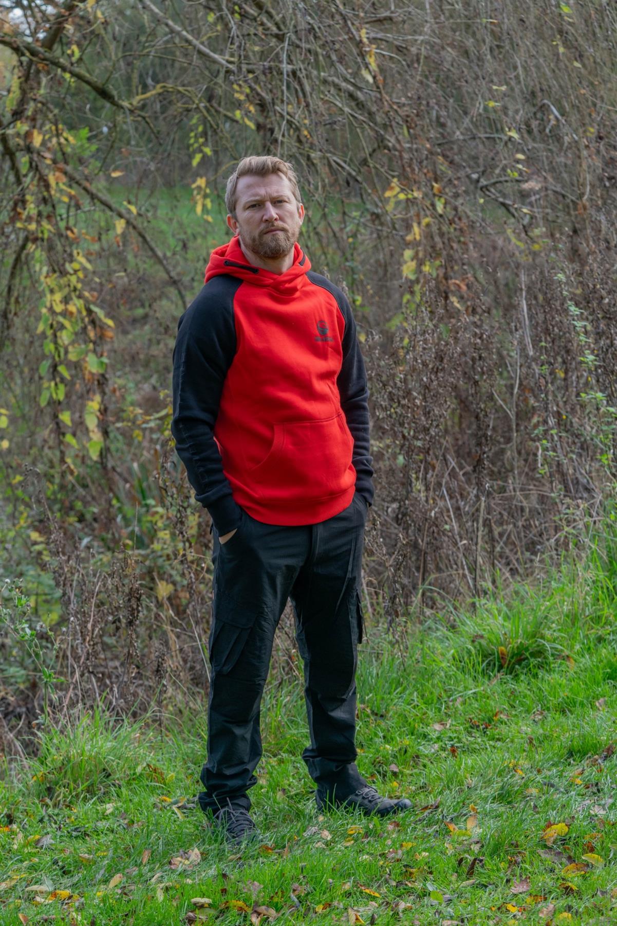 Guru Hoodie Red/Black