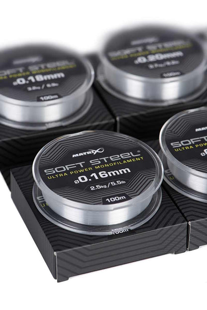 Matrix Soft Steel Ultra Power Monofilament - 100m