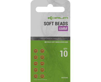 Korum Smokescreen Soft Beads 6mm