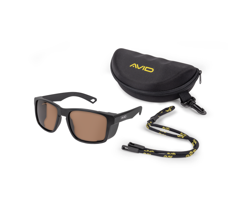 Avid SeeThru Blinker Polarised Sunglasses Brown Lens
