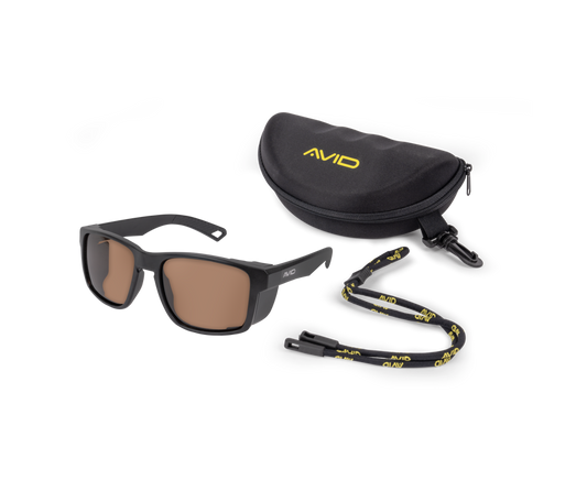 Avid SeeThru Blinker Polarised Sunglasses Brown Lens
