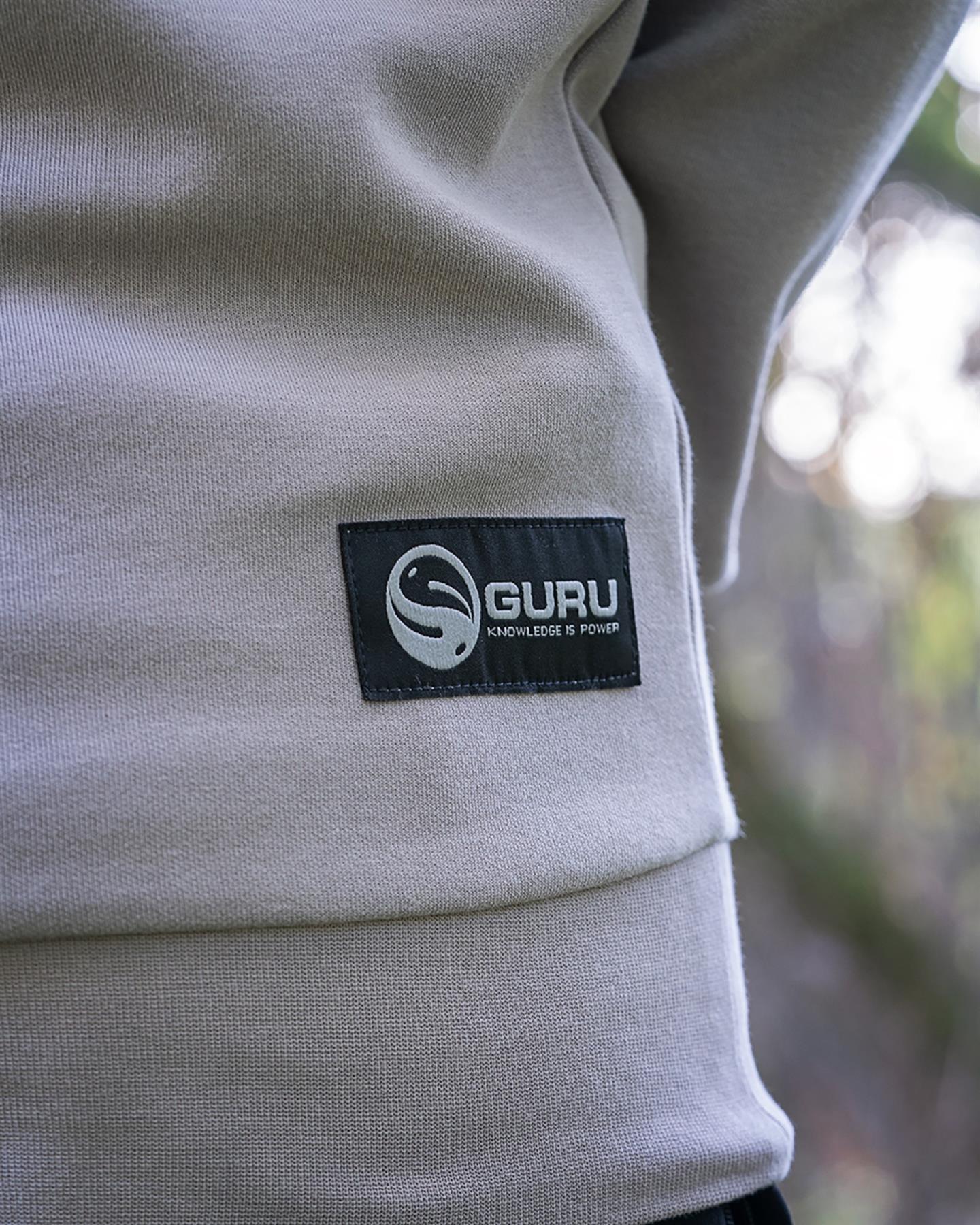 Guru Lightweight Hoodie Black or Grey