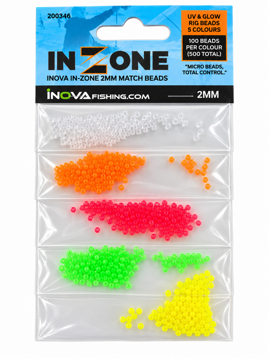 Inova In-Zone 2mm Match Beads – 5 Colours - 500 Beads